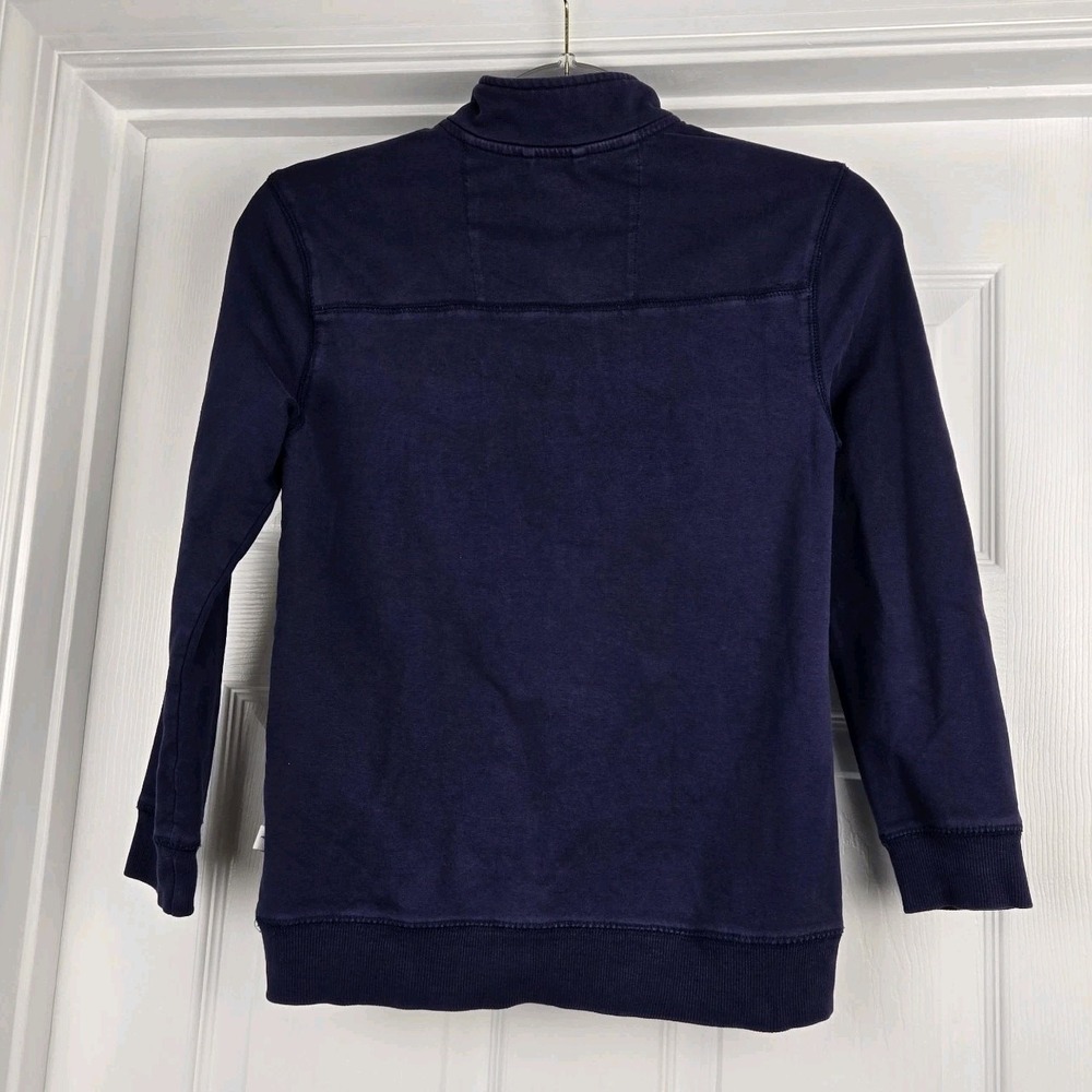 Tommy Bahama Boys Quarter zip pullover sweatshirt Blue Size L 10/12 Cotton Blend - Picture 3 of 6